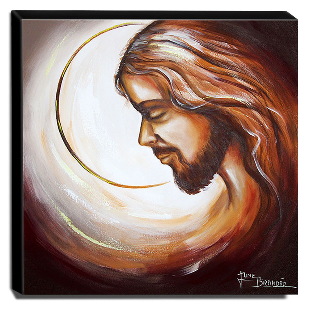 Quadro de Pintura Cristo 60x60cm-1676