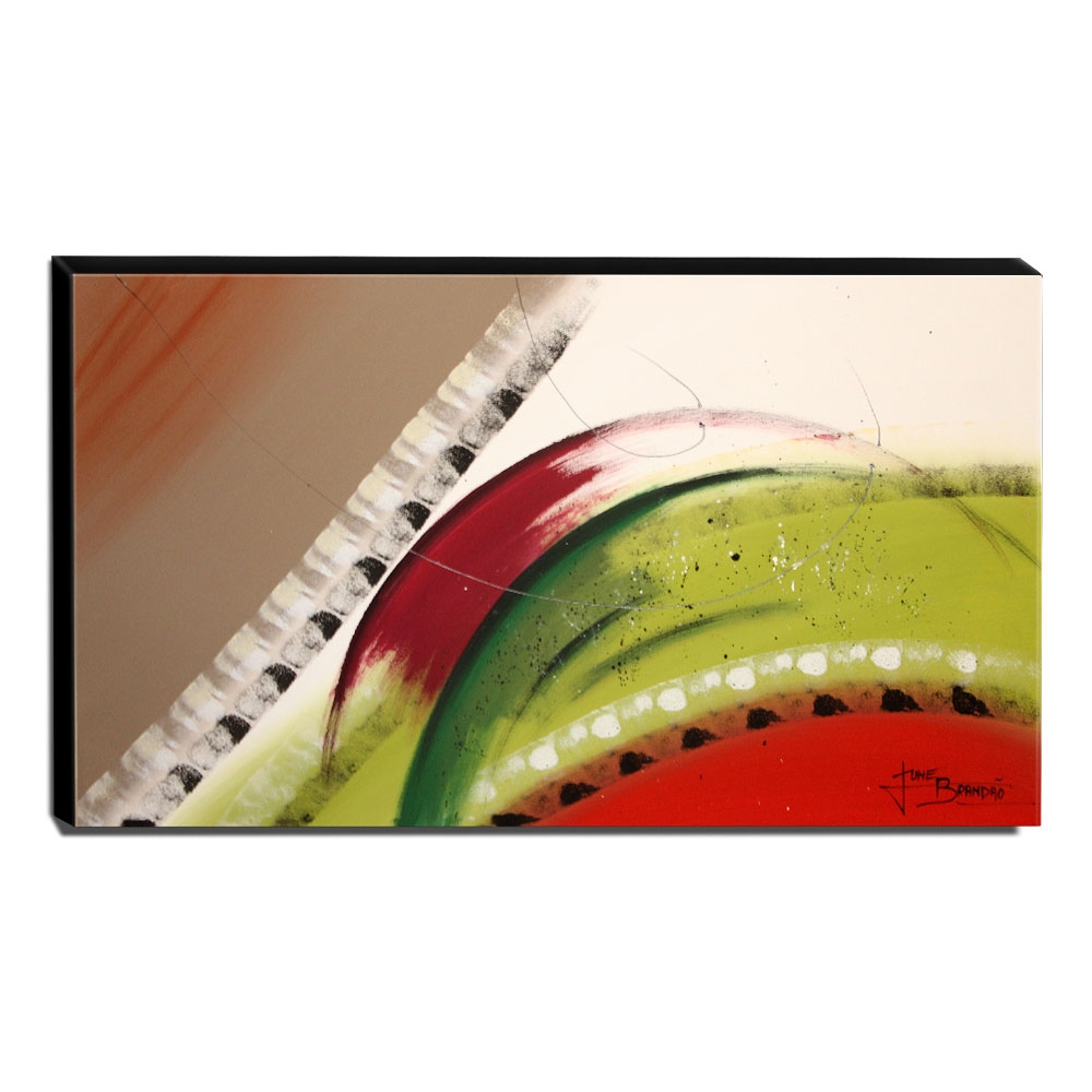 Quadro Decorativo Canvas Abstrato 60x105cm-QA-29