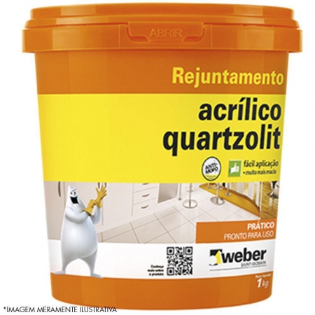Rejunte Acrilico 1,0 Kg Corda Quartzolit 