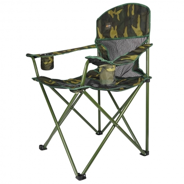 Cadeira Dobrável Fresno Camuflada Verde Nautika