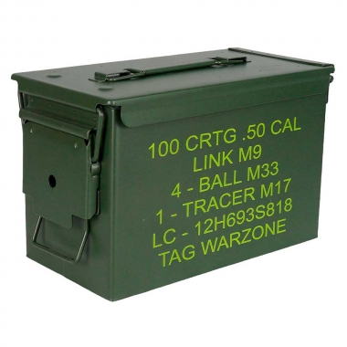 Caixa Para Munições Ammo Box .50 Nautika Verde