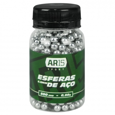 Esferas de Aço AR15 Sport 6.0mm 500un