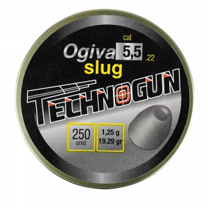 Chumbinho Technogun Ogiva Slug 5.5mm 250un.