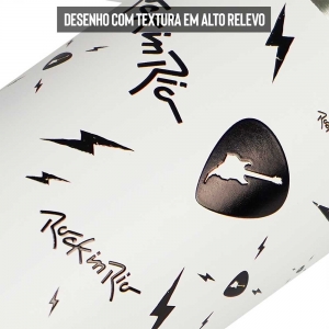 Copo Térmico Gluck Rock in Rio Lucky Future Guitar Palette Off White 519ml
