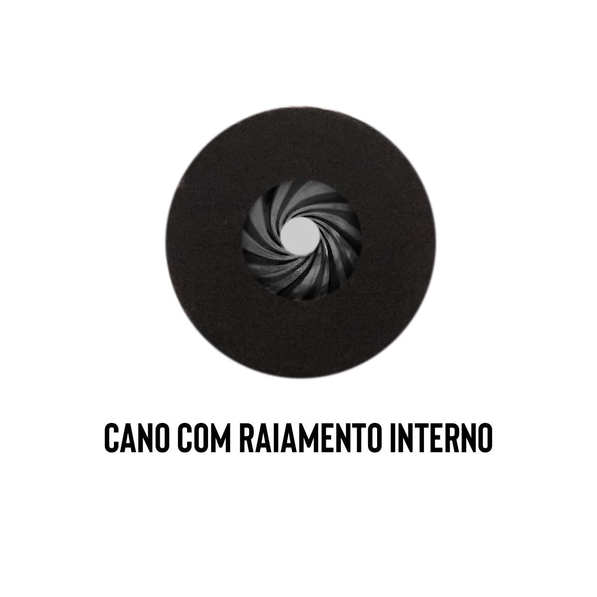 Cano Original MODELO NOVO SEM BLOCO Carabina de Pressão Fiora 6.35mm 48cm
