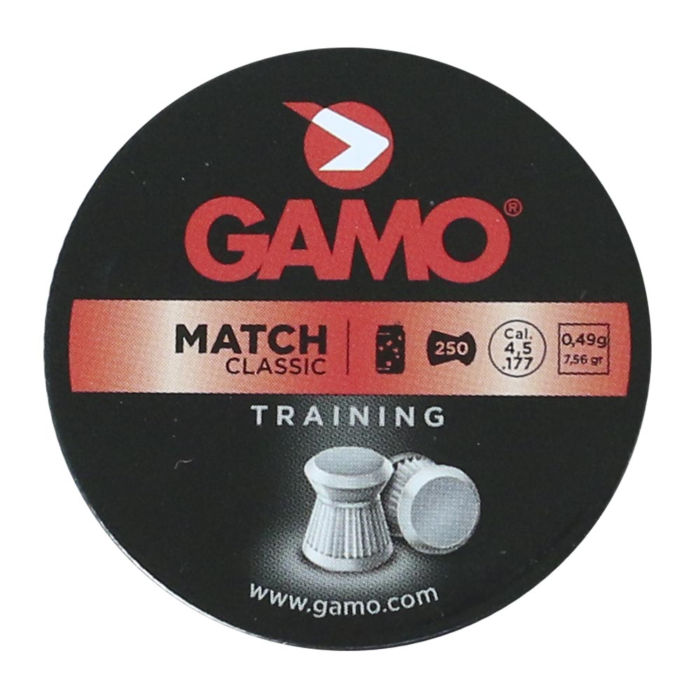 Chumbinho Gamo Match Classic Training 7,56gr 250un. Calibre 4.5mm