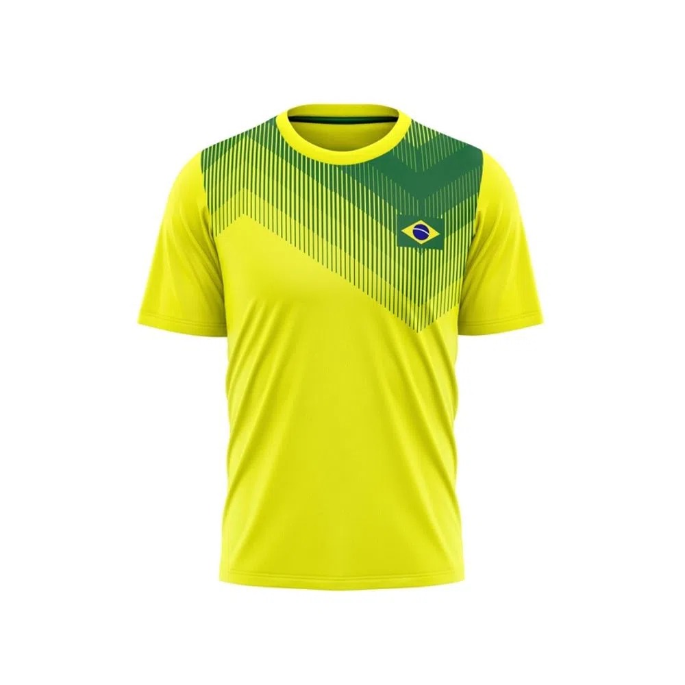 Camisa Brasil Masculina Regia
