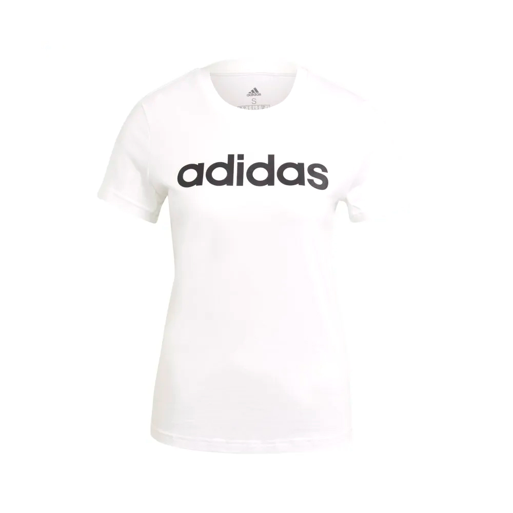 Camiseta Adidas Logo Linear Branco