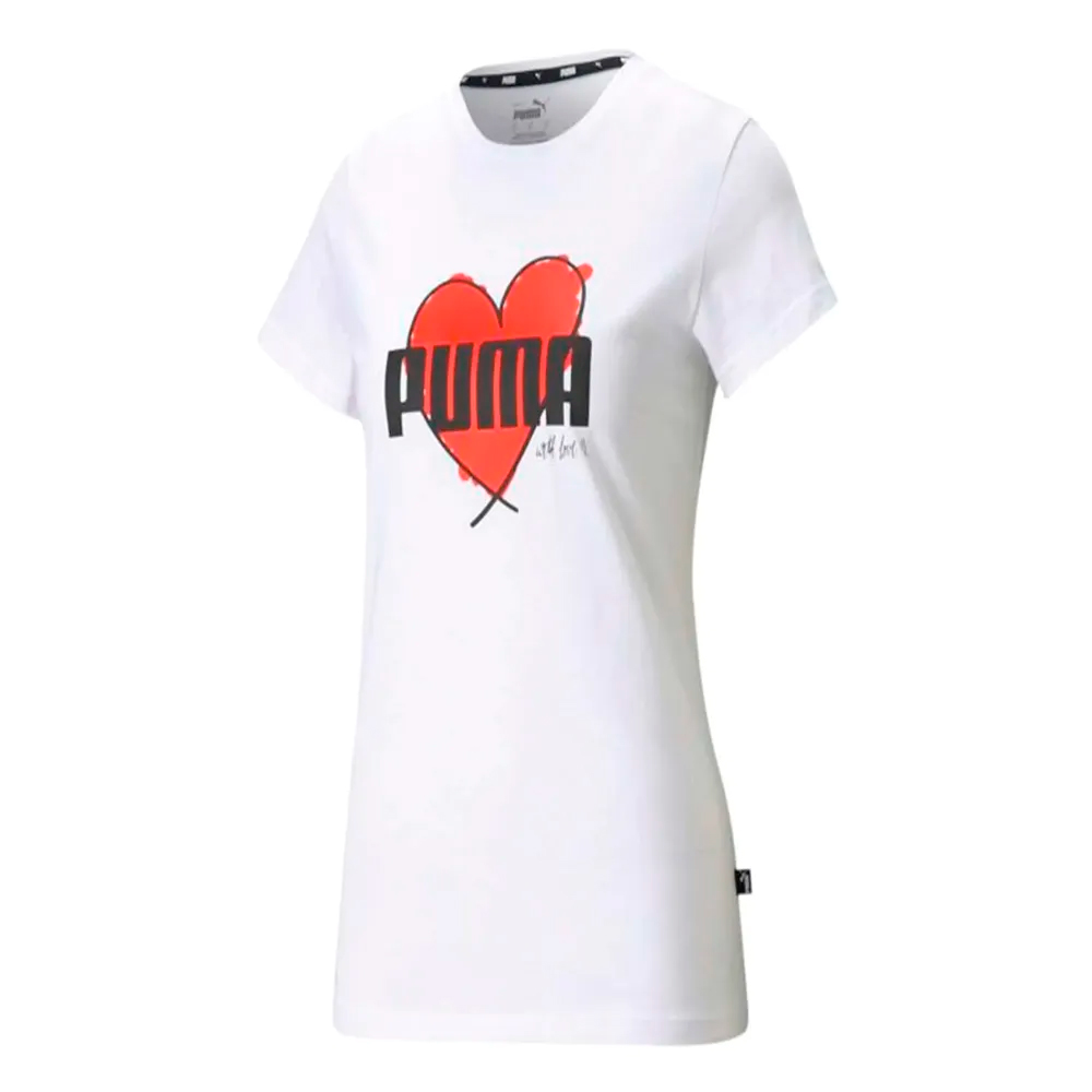 T-shirt Puma Coraçao Branca