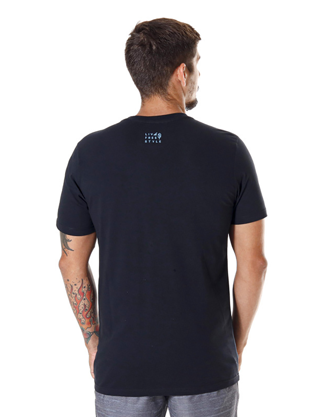 Camiseta Estampada Harmonia Azul Náutico Pena