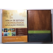 Bíblia de Estudo Cronológica Aplicação Pessoal Tarja Verde