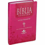 Bíblia Sagrada Letra Gigante / Pink  - (NTLH)