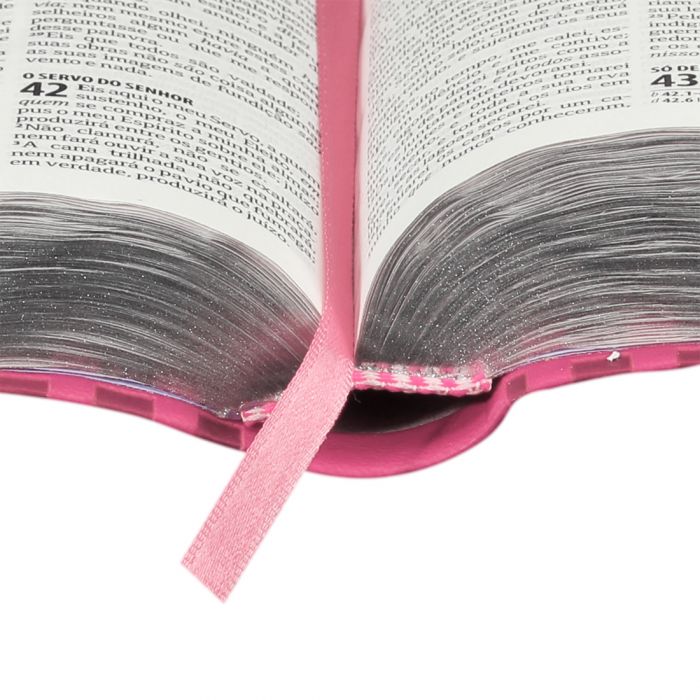 Bíblia Carteira com Harpa Cristã / Pink - (ARC)  - Universo Bíblico Rs