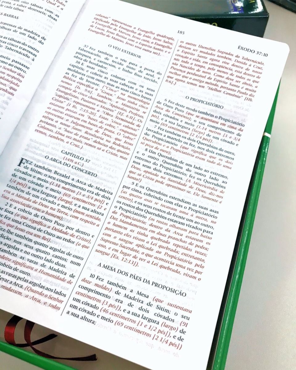 Bíblia de Estudo do Expositor - Capa couro bounded preta: Nova Versão Textual Expositora