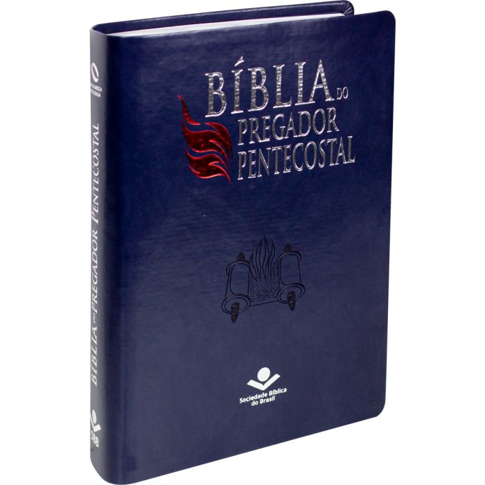 Bíblia do Pregador Pentecostal / Azul - (NAA) - Universo Bíblico Rs