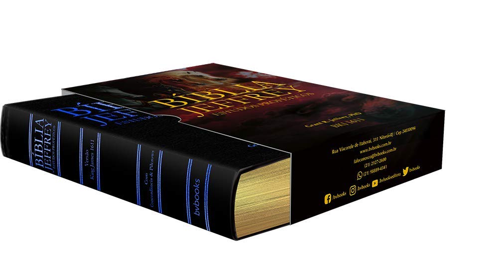 Biblia Jeffrey de Estudos Profeticos  Azul