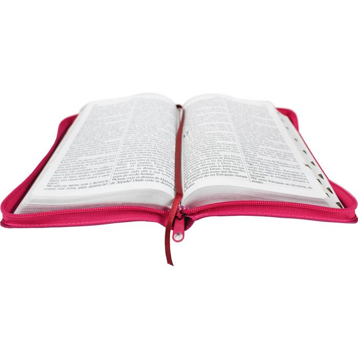 Bíblia Sagrada Letra Gigante / Uva / Ziper - (ARC) - Universo Bíblico Rs