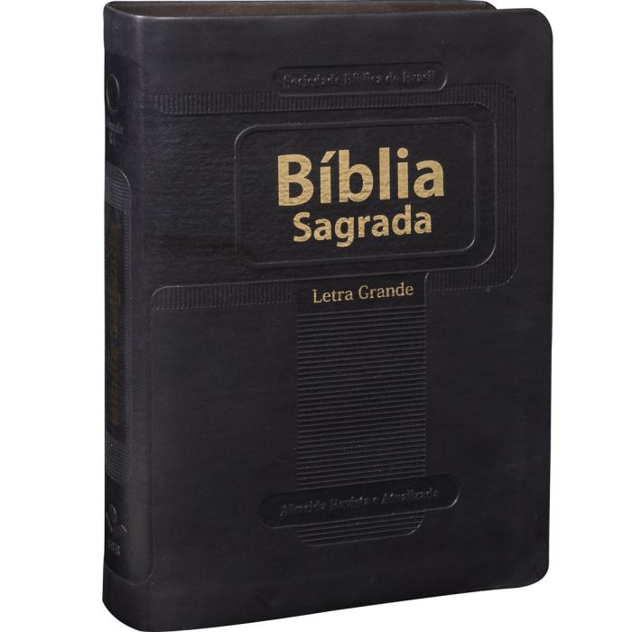 Bíblia Sagrada Letra Grande / Preto - (ARA)