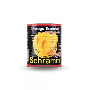 Pêssegos em Calda 450g - Schramm