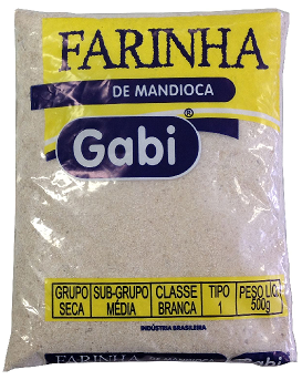Farinha de Mandioca Gabi, Fardo com 24 unidades de 500g