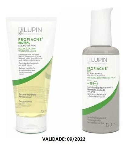 kit Lupin Propiacne Pele Oleosa e Acneica ( 2 produtos )