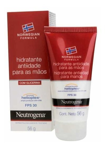 Neutrogena Norwegian Creme Para As Mãos Fps 30 Com 56g