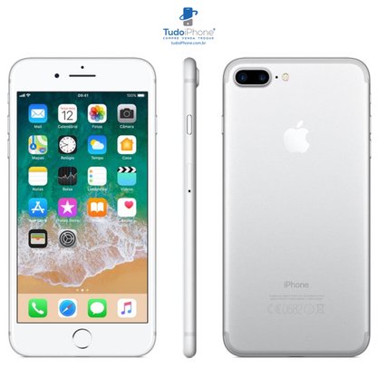 iPhone 7 Plus - Usado - 256GB - Prata
