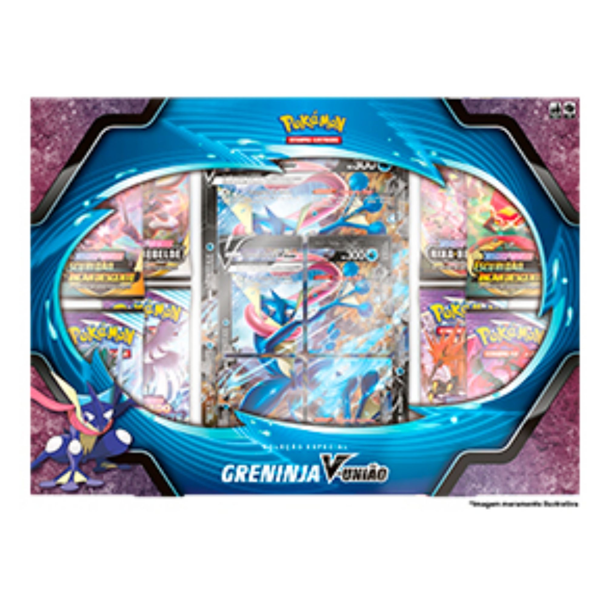 Box Coleção Especial Pokémon Espada e Escudo 9: Astros Cintilantes - Greninja V-união