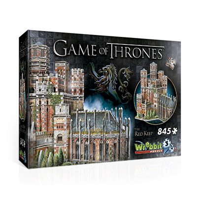 Quebra-cabeça Game of Thrones The Red Keep 845 peças 3D - Galápagos Jogos