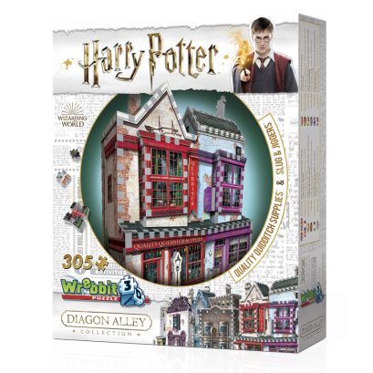 Quebra-cabeça Harry Potter - Artigos de Qualidade Quadribol e Apotecário 3D - Galapagos Jogos