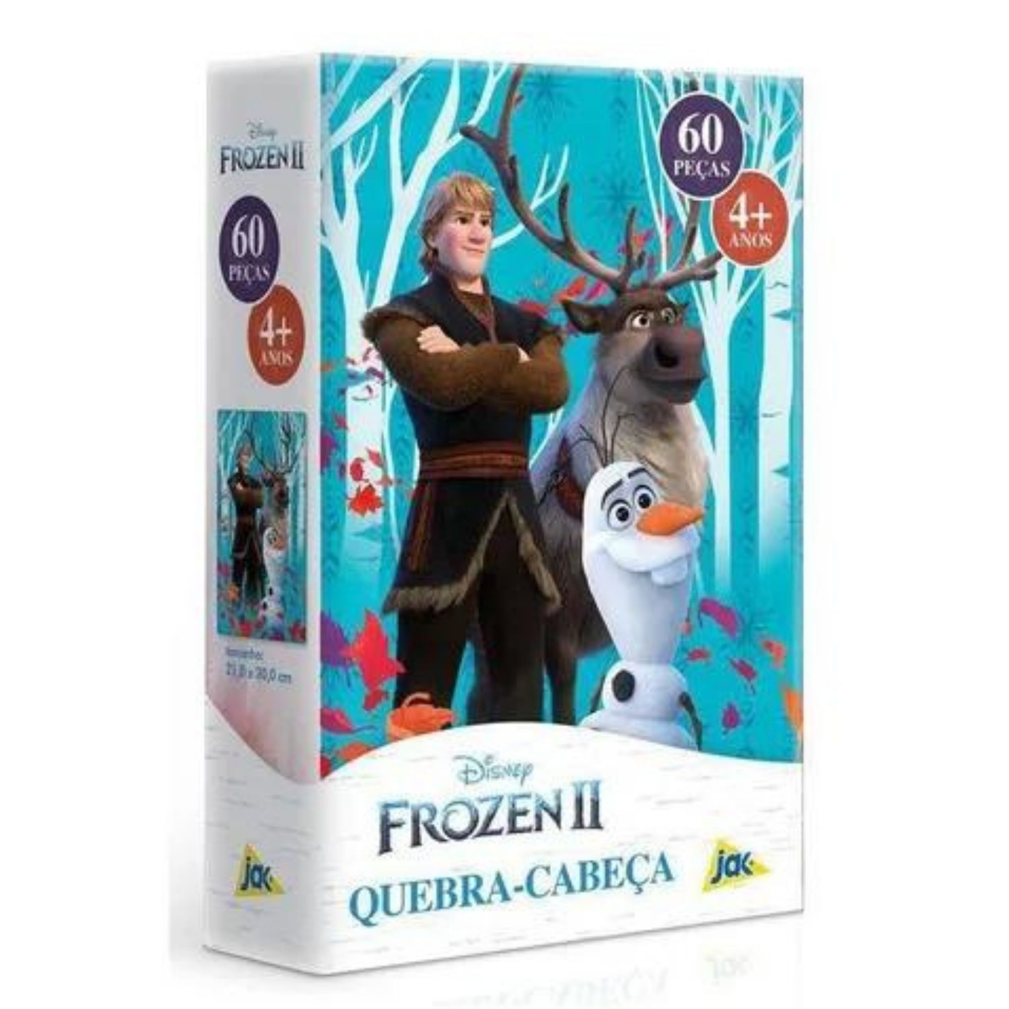 Quebra-Cabeça Personagens Frozen 60 peças - Jak