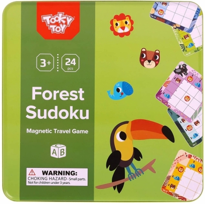 Sudoku Da Floresta 24 Peças - Tooky Toy