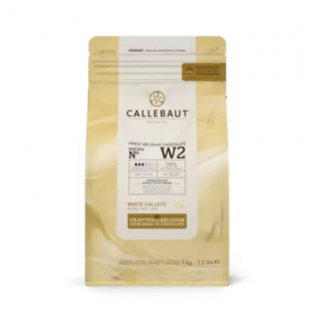 Chocolate Callebaut W2 Branco em Gotas 1Kg