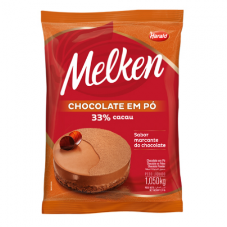 Harald Melken Chocolate em Pó 33% 1,050 Kg