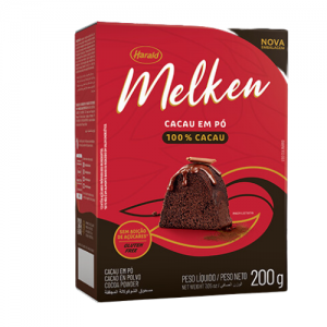 Melken Cacau em Pó 100% Cacau Sem Adição de Açúcares 200g