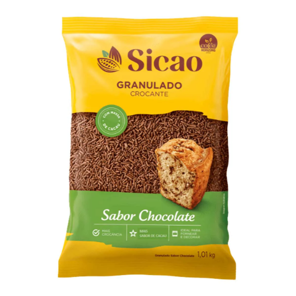 Chocolate Granulado Sicao Crocante 1Kg