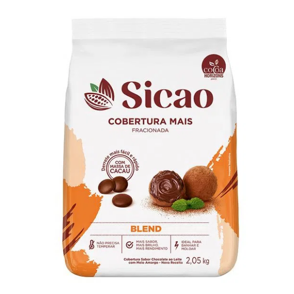 Sicao Gotas Cobertura Frac Chocolate Blend 2,05Kg