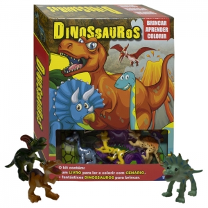 Brincar-aprender-colorir II: Dinossauros  - Todo Livro