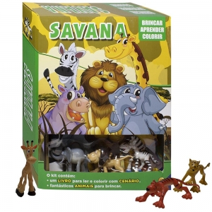 Brincar-aprender-colorir II: Savana