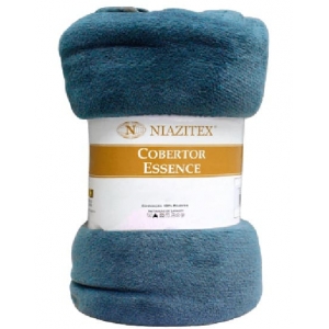 Cobertor Manta Essence NC 150x220 Petroleo - Niazitex