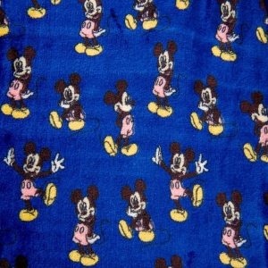 Manta Infantil 127x152 Disney Poses Mickey Azul Navy - Laço Bebê