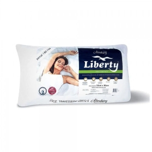 Travesseiro 50x90 Liberty Branco 180 Fios - Altenburg