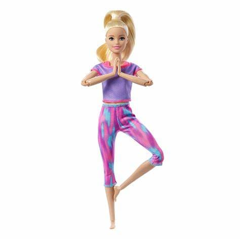 Boneca Barbie Feita para Mexer Loira - Mattel