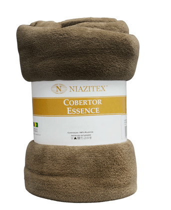 Cobertor Manta Essence NC 180x220 Chocolate - Niazitex