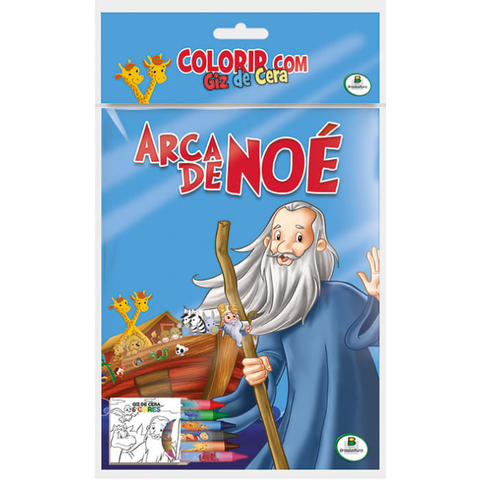 Colorir com Giz de Cera: Arca de Noé - Todo Livro