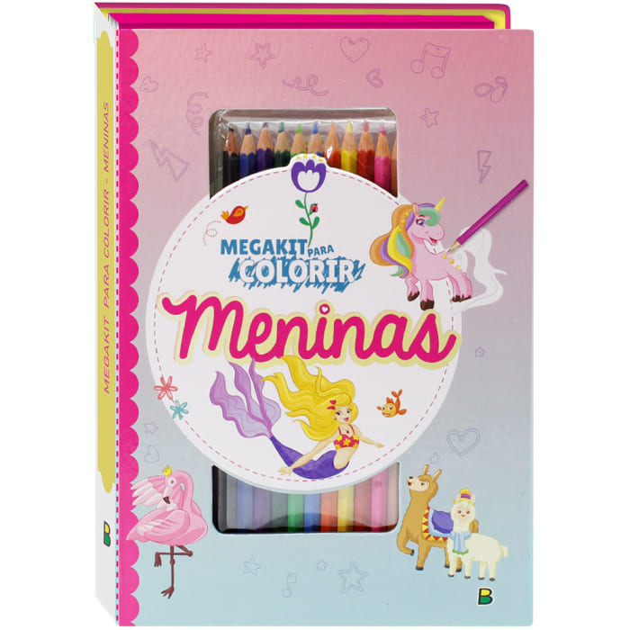 Megakit para Colorir: Meninas - Todo Livro