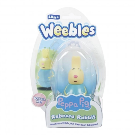 Boneca Rebecca Coelha 8cm - Weebles - Peppa Pig
