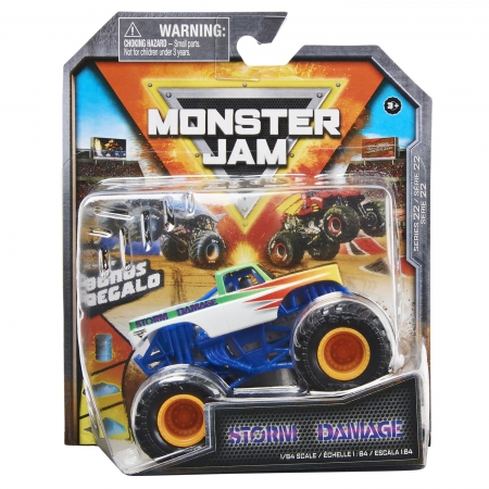 Miniveículo Monster Jam 1:64 - Single Packs - Storm Damage
