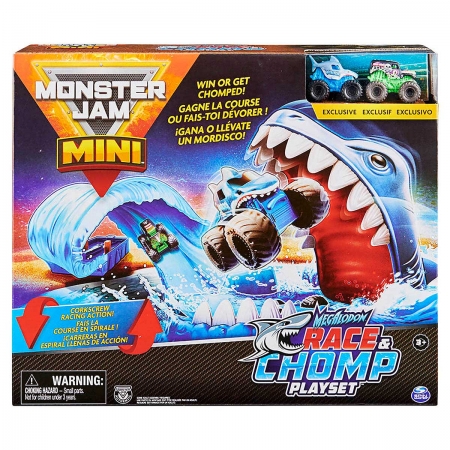 Monster Jam - Mini Playset De Corrida Com 3 Peças
