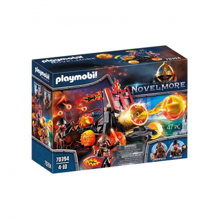 Playmobil - Catapulta De Lava Dos Bandidos De Burnham - Novelmore - 70394